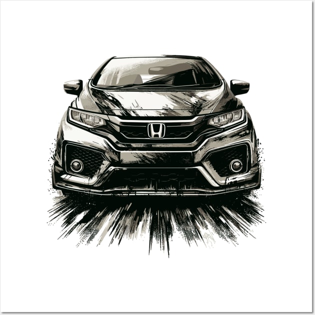 Honda Jazz Wall Art by Vehicles-Art